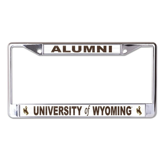 University of Wyoming Alumni Metal License Plate Frame