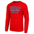 thumbnail image 2 of Men's Starter Red Buffalo Bills Team Mesh Print Graphic Long Sleeve T-Shirt, 2 of 3