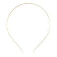 thumbnail image 4 of 10/set Metal Headband Findings Hair Hoop DIY Headwear Craft Supplies - Gold,, 4 of 9