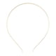 thumbnail image 4 of 10 diademas de metal lisas para manualidades, marco para el cabello, diadema con orejas de gato, bricolaje Oro, 4 of 9
