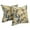 Lahaye Patina, variant on Blazing Needles Square Outdoor Throw Pillow, 17", Jasmina Juniper 2 Count