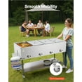 thumbnail image 3 of KFFKFF 4-Pan Propane Steam Table with Individual Temperature Controls, 3 of 9