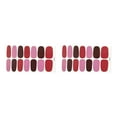 thumbnail image 4 of Soidarity Pegatinas para decoración de uñas, calcomanía autoadhesiva para uñas, puntas de tira de esmalte, decoración artística DIY, YMX203 2Conjunto, 4 of 6