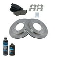 thumbnail image 2 of TRQ Front Posi Ceramic Disc Brake Pad & Rotor Kit w/Chemicals for Tracker Vitara BKA15571, 2 of 4