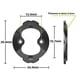 thumbnail image 3 of For Garmin 540/840 Bike Computer Mount Repair Part Aluminum Alloy Bike Stopwatch Mount Brackets Base 26s, 3 of 5
