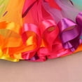 thumbnail image 6 of Kids Girls Layered Ballet Rainbow Tutu Skirt Party Mesh Tulle Dance Skirt Outfits, 6 of 6