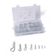 thumbnail image 2 of Bloqueo De Pasador De Enganche Antioxidante Estándar Nacional M1-M3.5 Acero Al Carbono Galvanizado Pasador Resistente Tipo R Con Caja De Almacenamiento Para Coches Maquinaria Garajes 180 Piezas Cateissary VI002915-00, 2 of 7