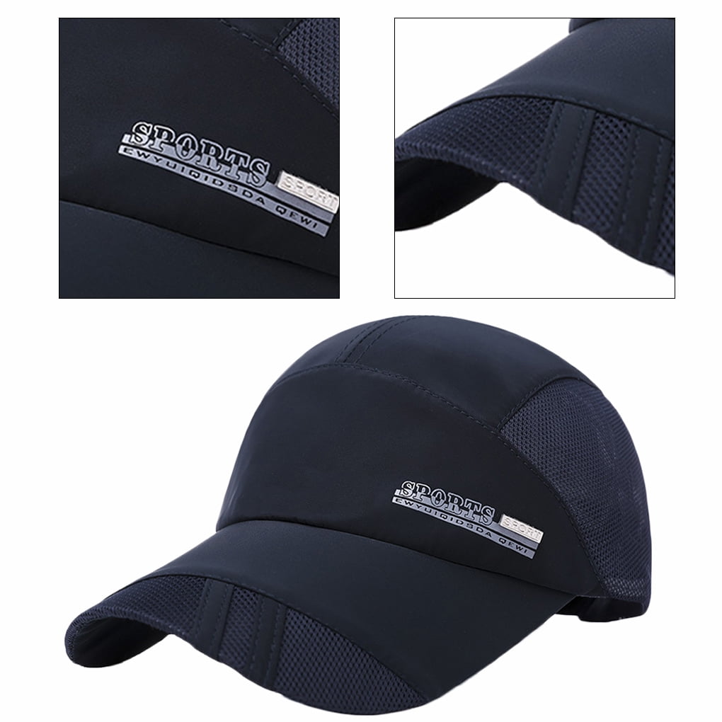 Sonceds Summer Breathable Mesh Baseball Cap Sport Quick Drying Hats For Men  