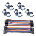 thumbnail image 1 of FLAMEEN 5Pcs Ultrasonic Distance Measuring Module For RaspberryPi+Male To Female Jump Wire HC‑SR04,Distance Measuring Module With Jump Wire,Ultrasonic Sensor For Raspberry Pi, 1 of 8