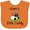 Orange, variant on Inktastic Papa Little Golf Caddy Boys or Girls Baby Bib