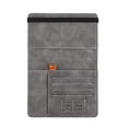 thumbnail image 2 of Porta pasaportes de cuero de PU Yuyangstore Cubierta de pasaportes Gris claro, 2 of 7