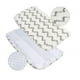 thumbnail image 3 of Almohadillas de mopa a vapor, almohadillas de repuesto lavables de microfibra para limpieza de vapor, limpiador de suelos duros, 4 Uds., 3 of 8
