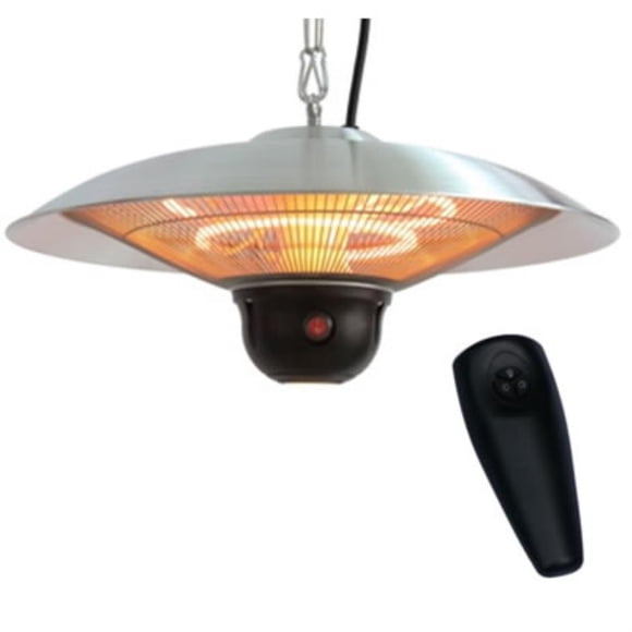 Calefactor Exterior Ener-G+ HEA-21522 Plata con LED y Control Remoto