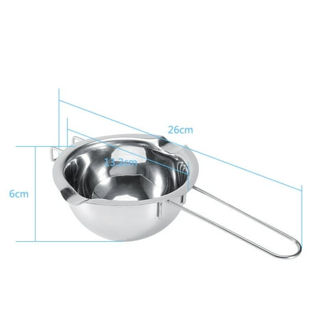 YLSHRF Stainless Steel Chocolate Butter Milk Melting Pot Pan Kitchen Cookware Tool,Butter Melting Pot, Chocolate Melting Pan