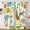 Wild animals, variant on Lfeey Woodland Animal Blackout Curtains for Bedroom, Cute Fox Rabbit Print, Rod Pocket Thermal Insulated Drapes 2 Panels, 42x63 Inch