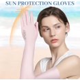 thumbnail image 5 of 2 Pairs UV Protection Gloves Non Slip Touchscreen Sun Protection Gloves Sunblock Gloves Outdoor Fishing Driving Gloves, 5 of 13