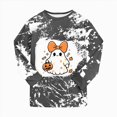 thumbnail image 4 of TOWED22 Girls Boys Halloween Pajamas Big Boys Pjs Set Pumpkin Ghost Graphic Long Sleeve and Pants Jammies 2 Piece Boys Sleepwear Lounge Clothe(Black,7-8 Y), 4 of 8