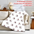 thumbnail image 5 of Cute Ghost Reading Blanket, Flannel Throw Blanket, Cozy Warm Fall Halloween Decorative Blanket for Lounging Couch Sofa Bedroom, Ideal Seasonal Gift Home Decorative Accent, 5 of 5