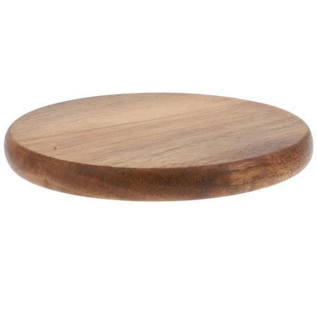 HEATSHAKING 4 Solid Wood Coasters Minimalist Style Protective Cup Cushion for Kitchen Dining .8x8.8in