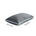 thumbnail image 3 of EazyTech Hotel Bed Pillow Queen Size for Back Side Stomach Sleepers - Ultra Soft & Supportive Down Alternative Filling Pillow with Breathable Fabric 20x30in Gray, 3 of 6