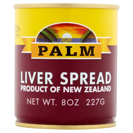 (2 Pack) Palm Liver Spread, 8 Ounce (Best Garlic Bread Spread)