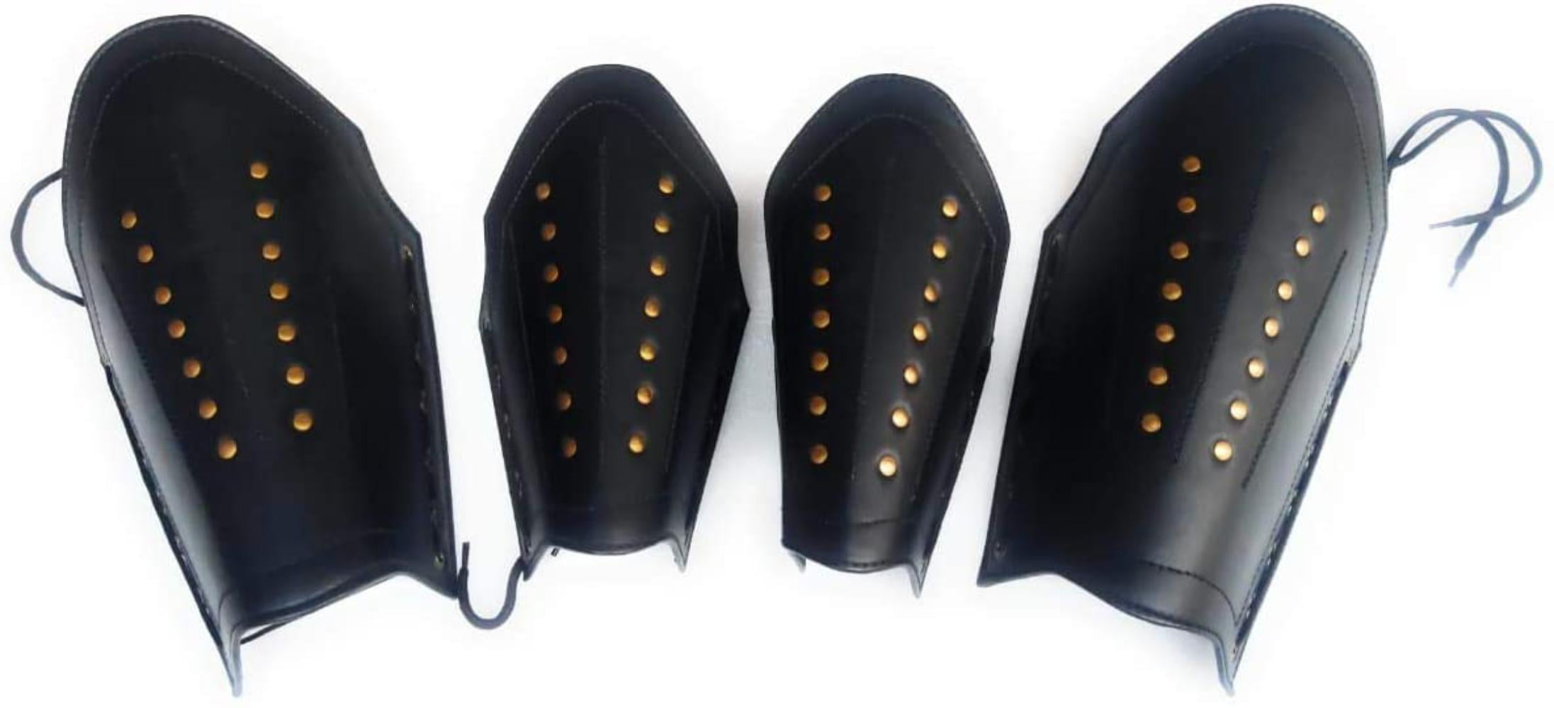 Details about   Leather Greek Armor Vambrace Collectible Arm Guard & Leg Guard Halloween Gift 