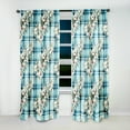 thumbnail image 4 of Designart "Comforting Coastal Paisleys" Paisley Room Darkening Curtain Single Panel, 4 of 6
