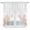 White Mocha Brown, variant on Wildflower Leaf Kitchen Window Curtains, Swag Curtains Valance for Bedroom Living Room Bathroom, Grey Floral Botanical White Watercolor Rod Pocket Window Curtain Block Drapes 2 Panels 36"x36"