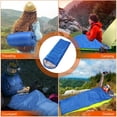 thumbnail image 3 of XEENSO Outdoor Rectangular Sleeping Bag Waterproof Warm Adult Camping Hiking, Blue, 3 of 10