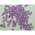thumbnail image 4 of U8MO 800 Pcs (60 grams) Ceylon Glass Beads Rondelle 4mm (6/0) Pick Your Color-Purple, 4 of 8