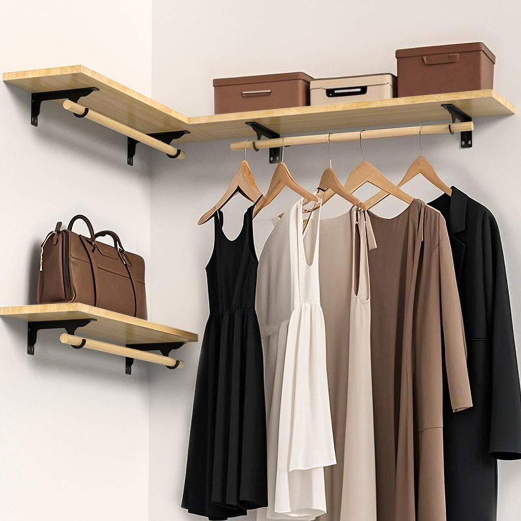 Shelf Brackets Wall Mounted 110kg Load Capacity Cold Rolled Steel Supports
