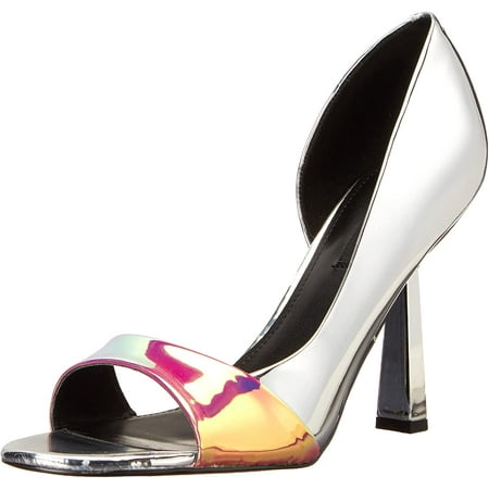 

NINE WEST Womens Saidso Pump 9 Silver