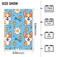 thumbnail image 3 of Dog Corgi and Flowers Ring Binder Notebook Journey Note Diary College Ruled Spiral Notebook Study Loose Leaf Paper A5 60 Pages, 3 of 8