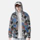 thumbnail image 2 of Balery Video Game Sudadera ligera de manga larga con capucha y protección solar UPF 50+ para hombre y mujer, ideal para pesca y running-Small, 2 of 7