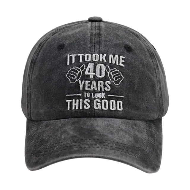 Washed Baseball Cap Embroidered Adjustable Unisex Sun Hat For Everyday Wear And Birthdays Visor Style Accessories