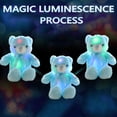 thumbnail image 4 of Inevnen LED Teddy Bears Stuffed Animals Cute Glow Bear Plush Toys Colorful Luminous Light Up Doll Gifts for Valentine Christmas Birthday, 4 of 8