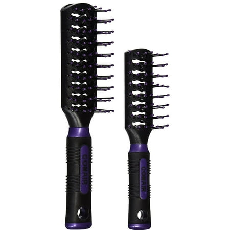 Conair Professional Full-Size and Mid-Size Hair Brush Set, Color May Vary 1