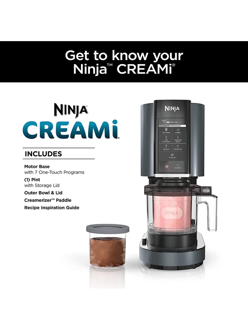 キッチン家電 Ninja Creami NC299AMZ Ninja CREAMi NC299AMZ, 7-in-1 Ice Cream Maker, Creamify Technology