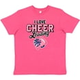 thumbnail image 3 of Inktastic I Love Cheerleading with Pom Poms and Megaphone Youth T-Shirt, 3 of 5
