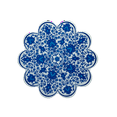 thumbnail image 2 of Table Trivets Blue Tulips Large Ceramic Trivet 7" (18 cm) Trivets for Hot Dishes Serving Trivets, 2 of 4