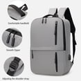 thumbnail image 3 of Conjunto de bolso de negocios para hombre, mochila para portátil de alta capacidad con puerto USB, doble, 3 of 8