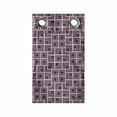 thumbnail image 1 of Abstract Hanging Pocket Organizer, Continuous Composition Cubes Geometric Elements in Violet Tones Print, Printed Polyester Storage Bag with Pockets, 9" x 16", Dark Purple Grey Blush, 1 of 2