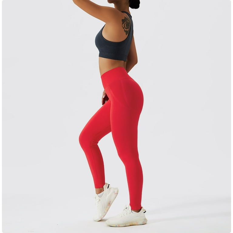 LEZMORE Women High Waisted Yoga Pants Workout Tummy Control Butt Lift  Tights Leggings
