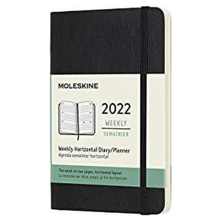 Agenda 2023-2024 Moleskine Planner Weekly 90x140mm 18 mois 7 jours/1 page  hard cover noir 1 Stuk bij Bonnet Office Supplies