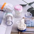 thumbnail image 3 of 4 Pieces Manually Contact Lens Washer Cleaner, Lens Cleaning Container for Everyday Use, Contact Lens Cases, Contact Lens Soak Storage Kit for Travel Home, 3 of 8