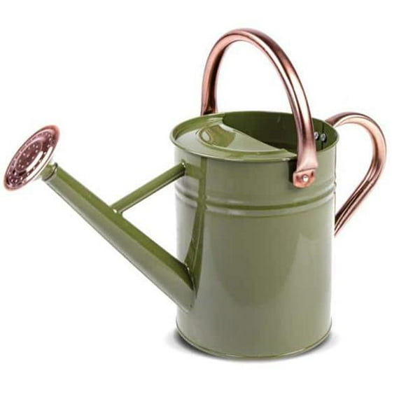 1 gal Watering Can, Green & Copper
