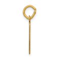 thumbnail image 2 of 14K Yellow Gold Polished Finish Small Size Elongated Shape Number 50 Charm Pendant, 2 of 4