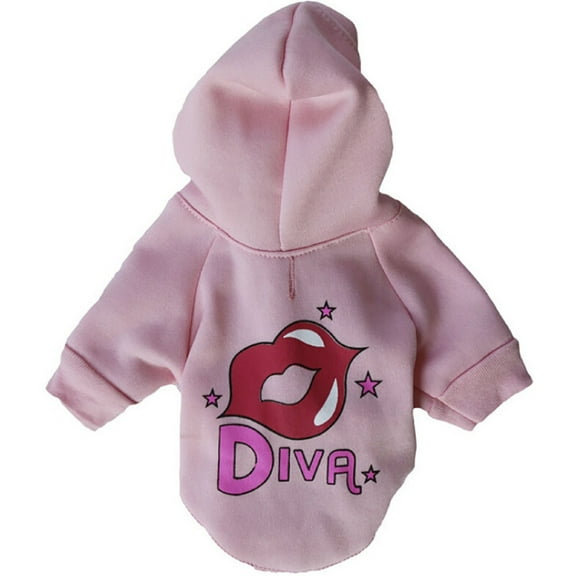 OutmaxHome Winter Dog Hoodie Sweatshirts Warm Dog Clothes for Small Dogs Chihuahua Coat Clothing Puppy Cat