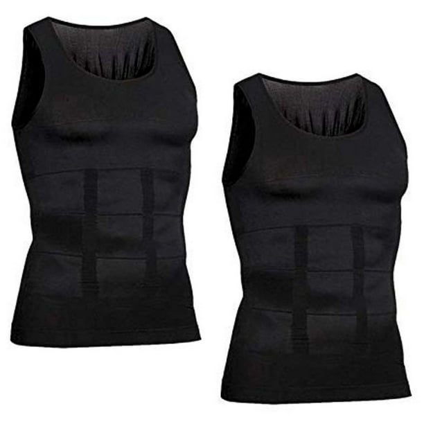 Xihbxyly Camiseta Moldeadora de Cuerpo Masculino, Moldeadora Adelgazante para Hombre, Diseño de Ajuste Cómodo, Tejido Transpirable, Soporte de Cintura Localizado, Ropa Deportiva, Uso Diario, Disponib