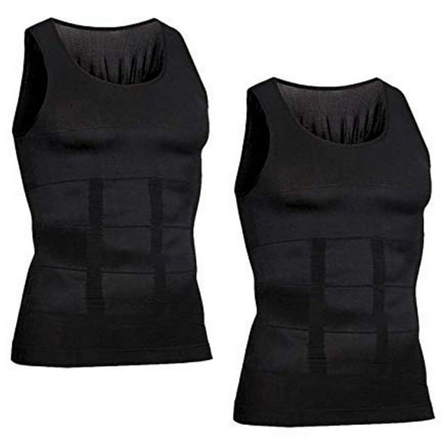 Fiudx Camiseta Moldeadora de Cuerpo Masculino, Moldeadora Adelgazante para Hombre, Diseño de Ajuste Cómodo, Tejido Transpirable, Soporte de Cintura Localizado, Ropa Deportiva, Uso Diario, Disponible